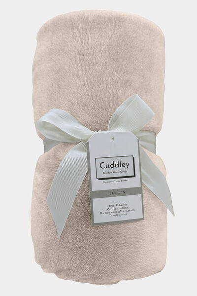 Cuddley Fleece Decorative Throw Blanket