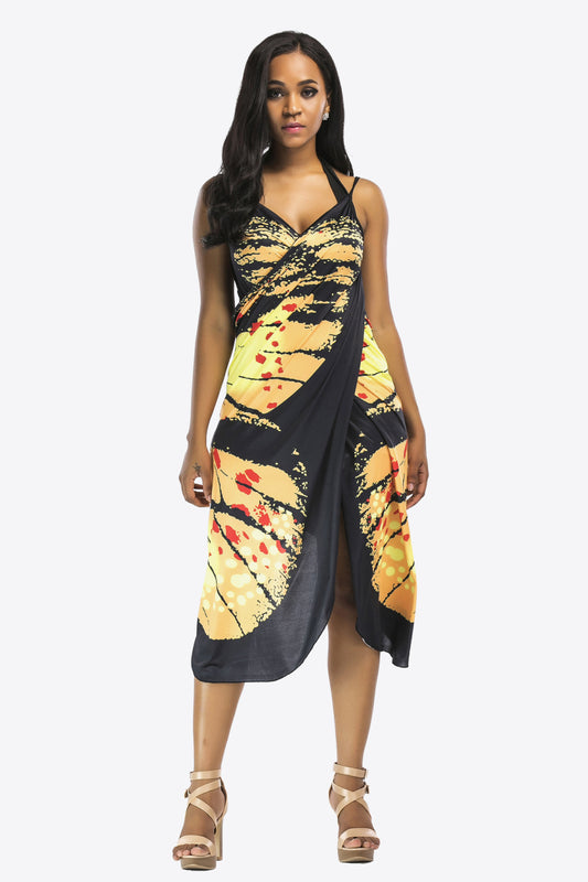 Butterfly Spaghetti Strap Cover Up