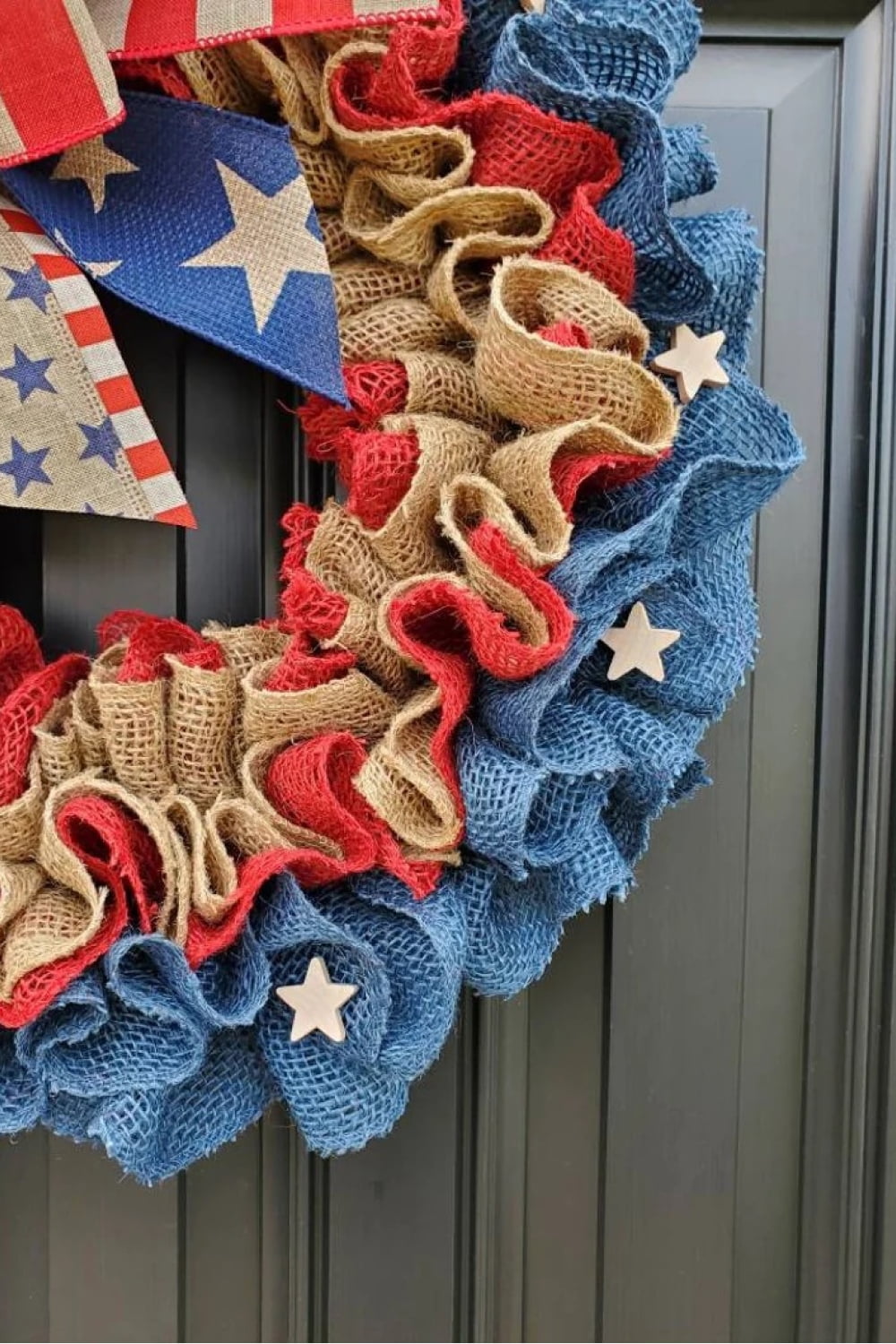 Independence Day Knit Wall Wreath