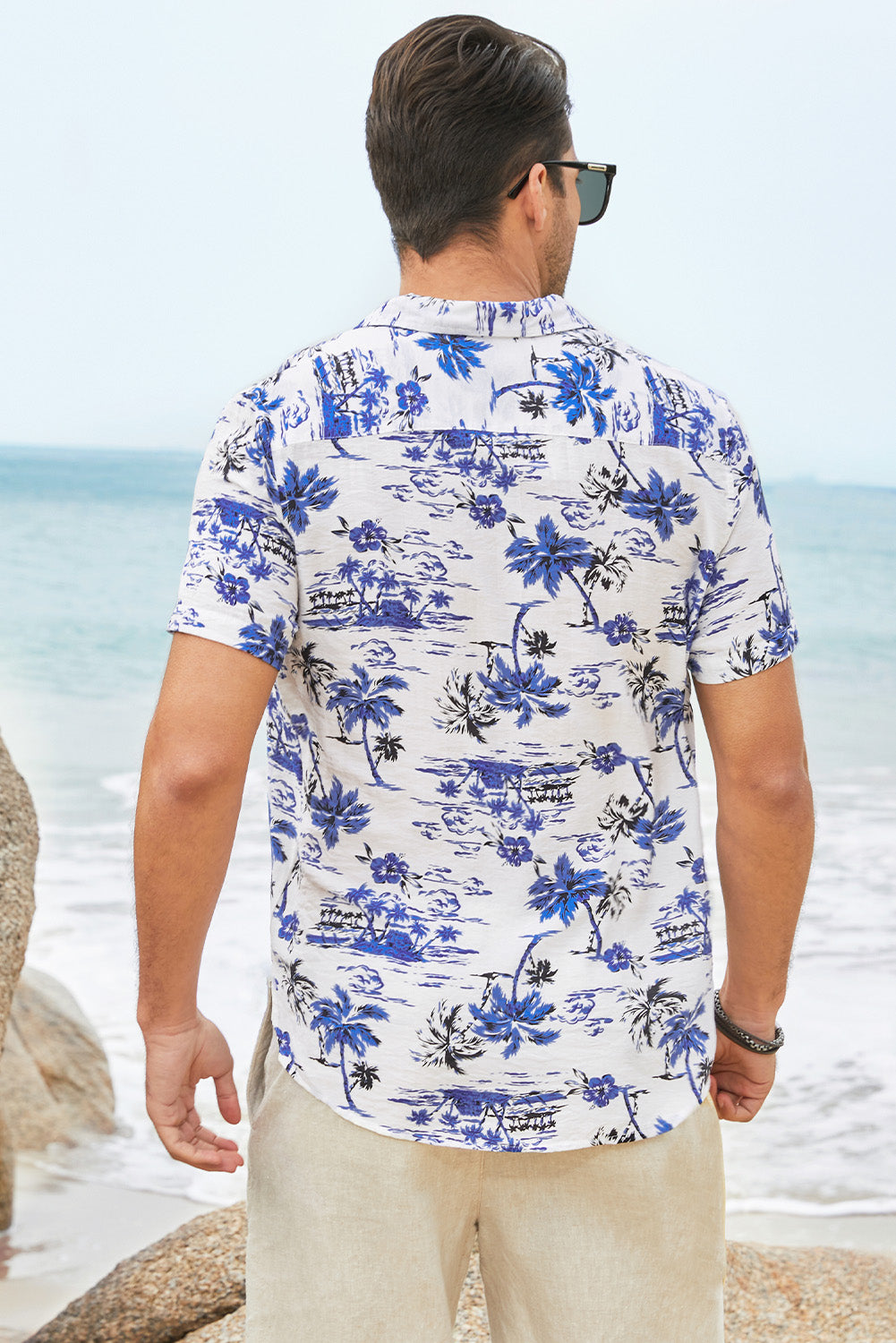 Hawaiian Print Short Sleeve Shirt