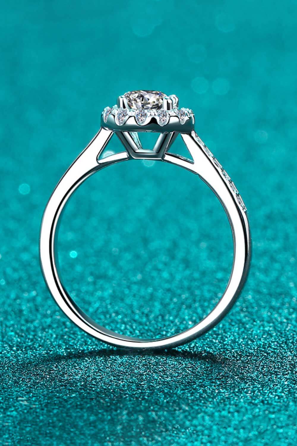 Moissanite 925 Sterling Silver Ring