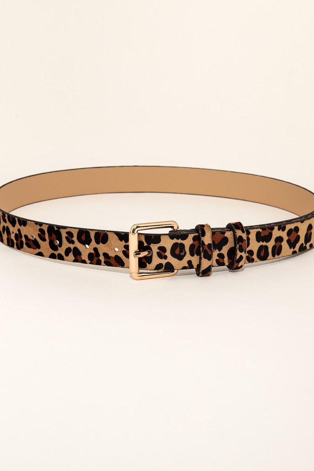 Leopard PU Leather Belt