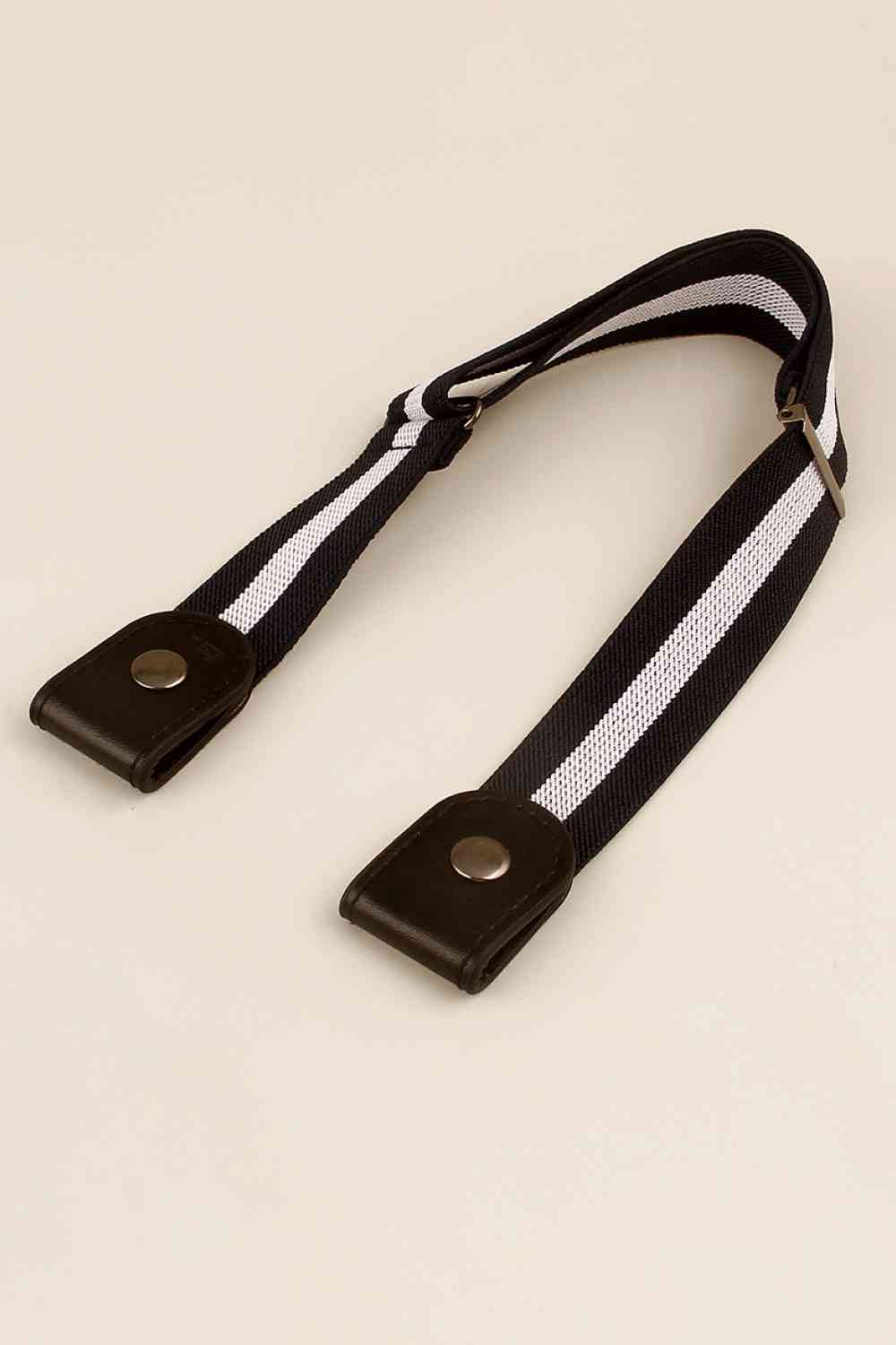 PU Elastic Snap Closure Belt